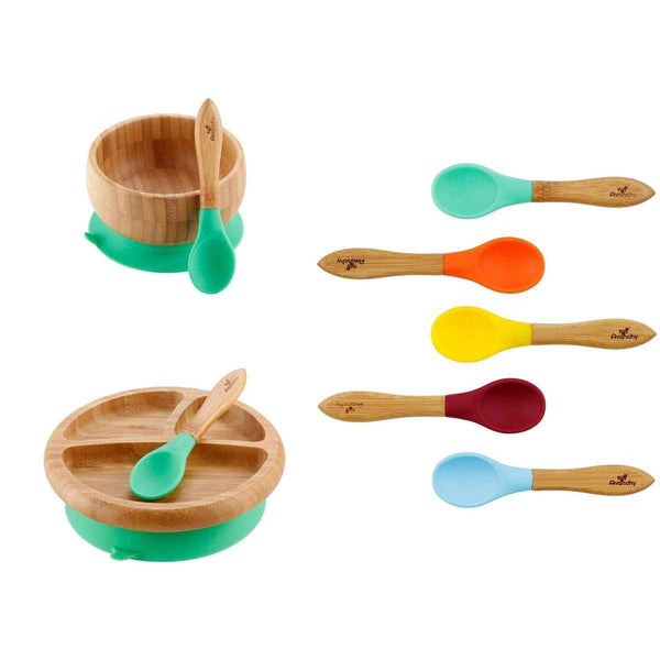 Silicone Baby Teething Spoon - Set of 6 - Multicolor