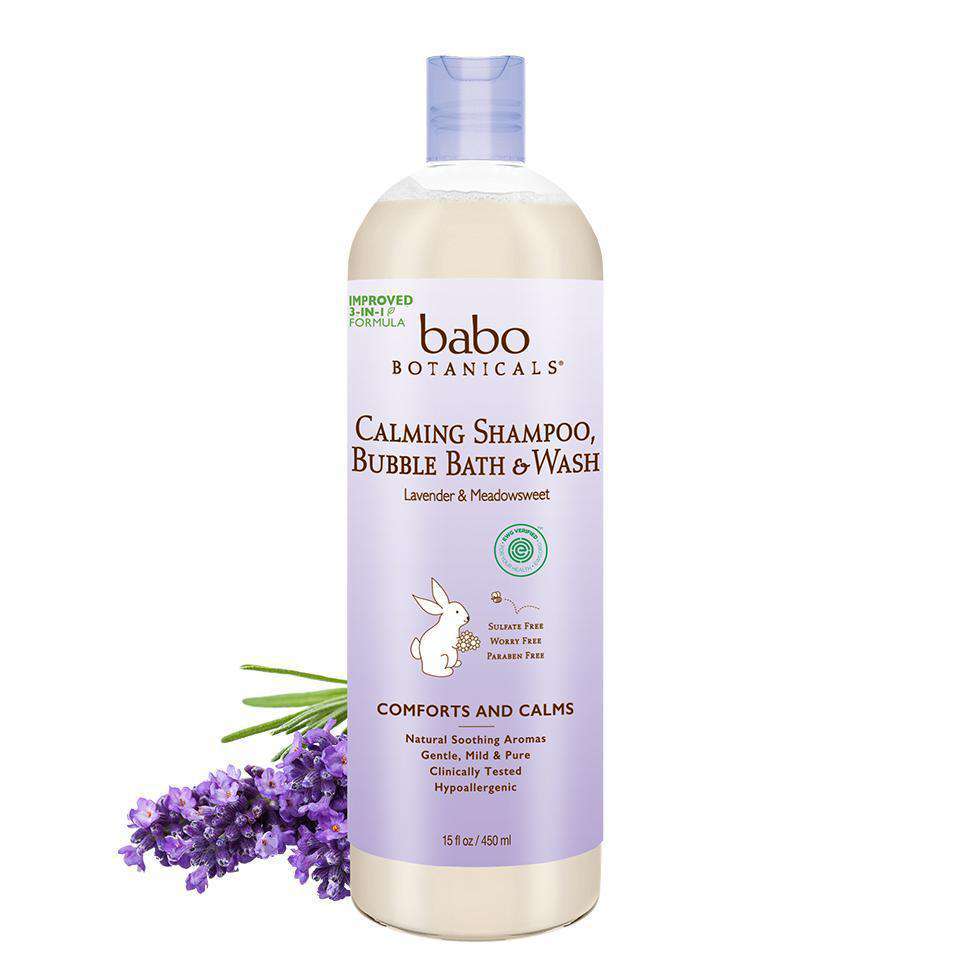 Babo Botanicals Calming Baby Bubble Bath & Wash (15 oz)