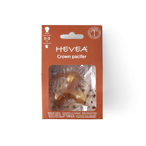 Hevea Crown & Round Pacifer (0-3 Months)