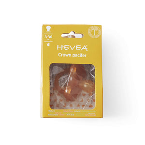 Hevea Crown & Round Pacifer Large (3-36 Months)