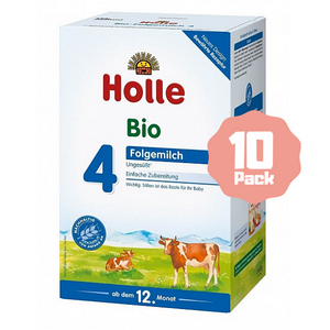 Holle Stage 4 Organic Toddler Cow Milk Formula (12 Months+) (10 Pack)