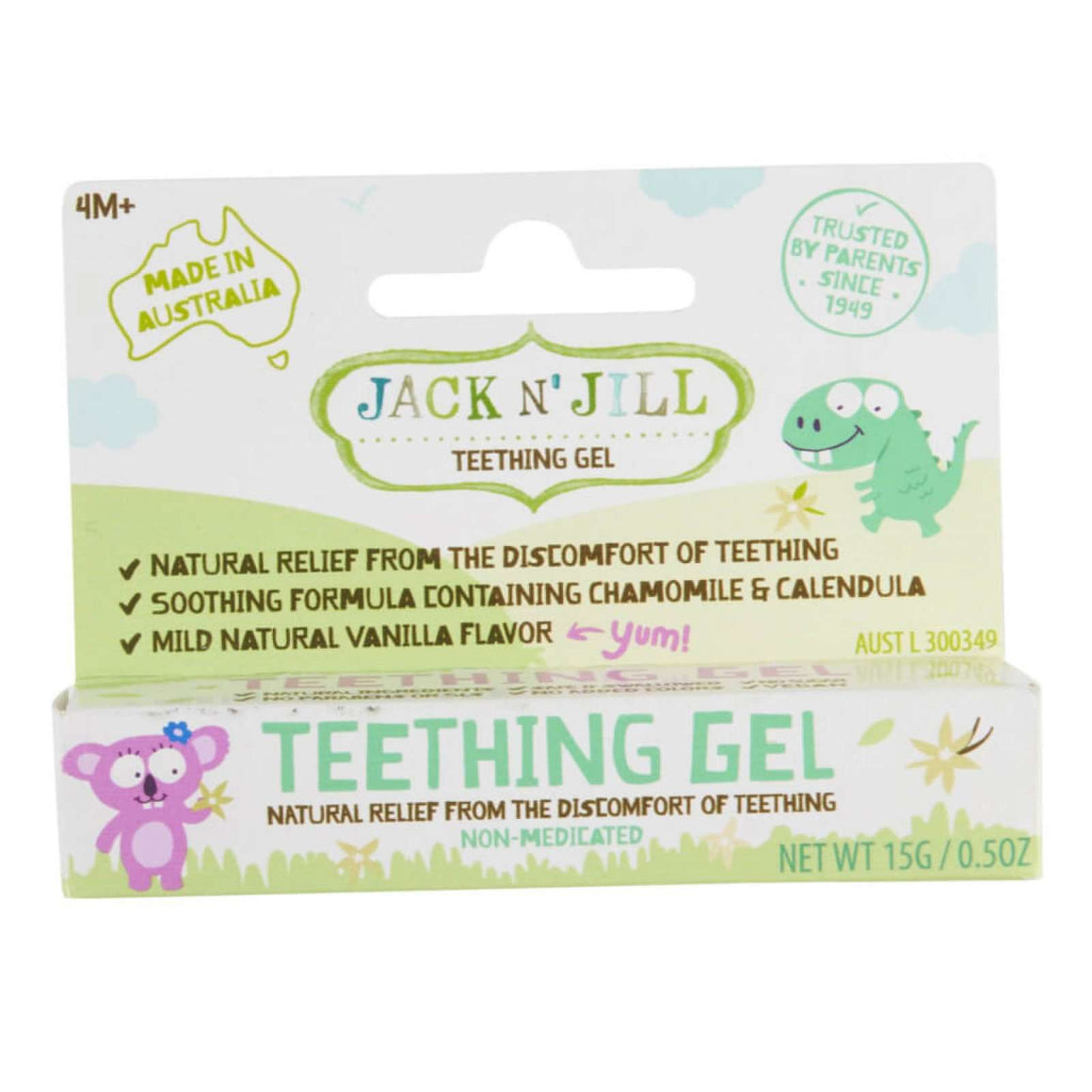 Jack N' Jill Natural Teething Gel (0.53oz)